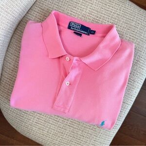 Vintage Polo Ralph Lauren Pink Knit Polo | XL